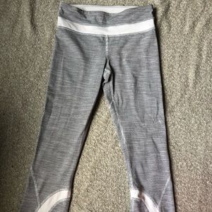 Gray & White Lulu Legging